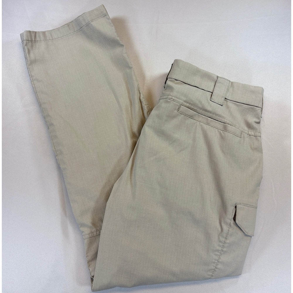 First Tactical Pants Mens 36 Khaki Ripstop Reinforced Knees Cargo Utility Hiking